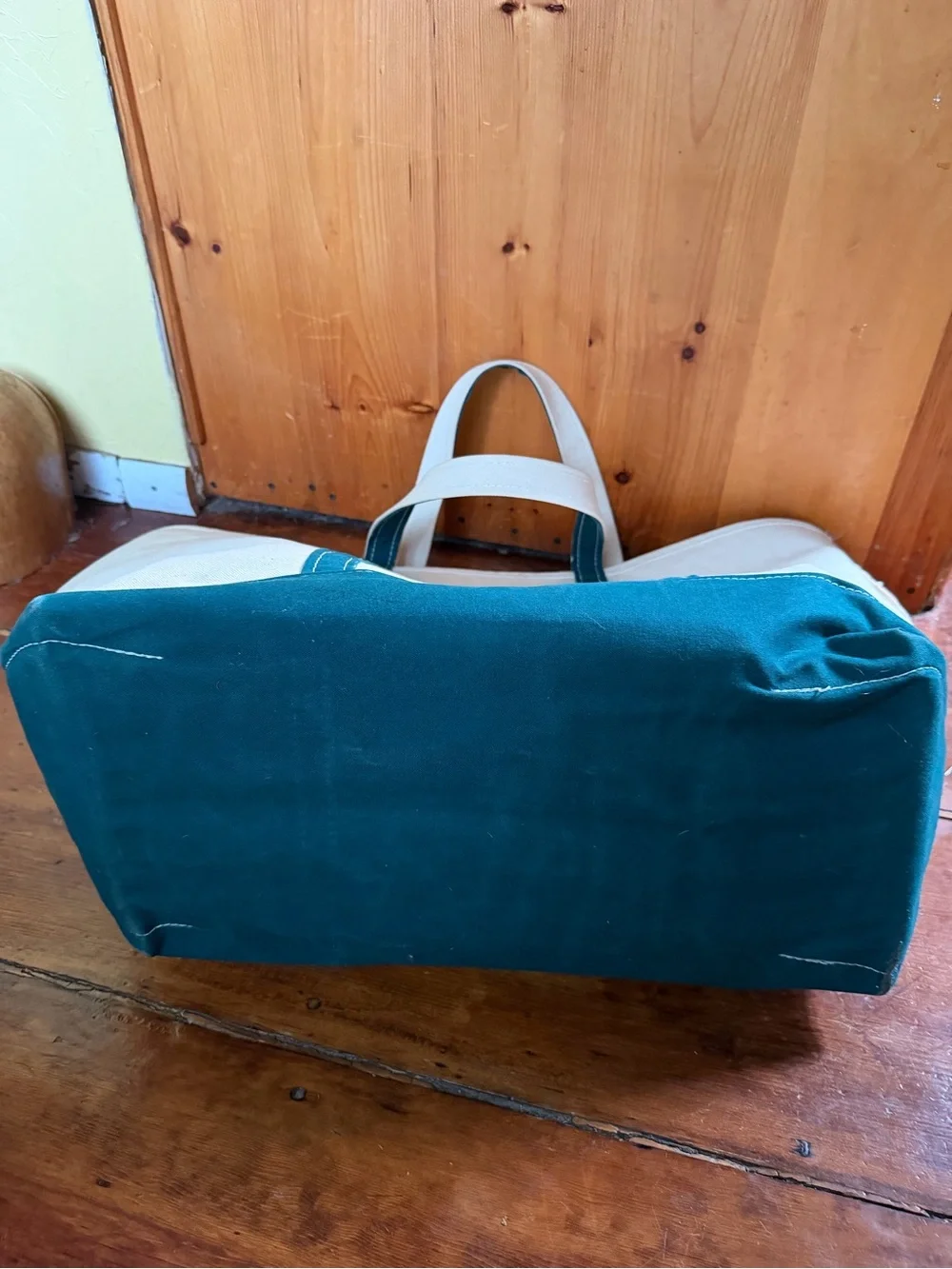 Vintage 80’s LL BEAN Boat and Tote green XL